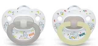 NUK Space Orthodontic Fashion Pacifier Size1 2Pk