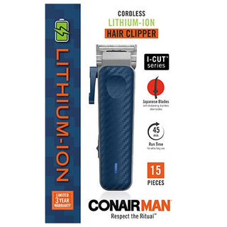 Conair Man Lithium Ion Hair Clipper Set 15Pc