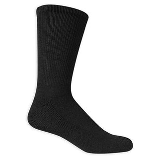 Dr Scholls Mens Socks Diabetic And Circulatory Crew Black 4 Pair