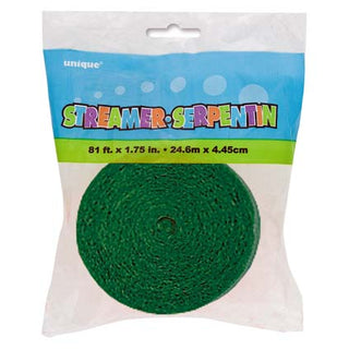 Emerald Green Crepe Streamer 81ft