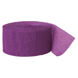 Purple Crepe Streamer 81ft