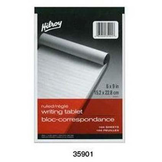Hilroy Writing Tablet Ruled 6x9