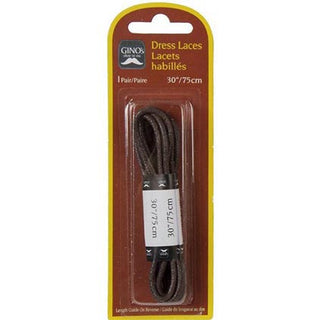 Dress Shoe Lace Brown 1 Pair 30in