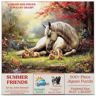 Sunsout Puzzle 500pc+ Summer Friends