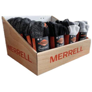 Merrell Work Socks Tray B 24 Units D1