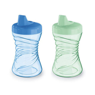 Nuk Fun Grips Hard Spout Sippy Cup 10oz Blue Green Asst