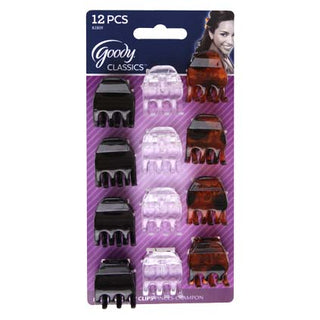Goody Classics Small Half Claw Clips 3 Pronged D6