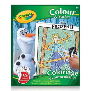 Crayola Colour and Sticker Pages Frozen 2