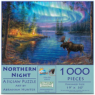 Sunsout Puzzle 1000pc Northern Night
