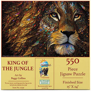 Sunsout Puzzle  550pc King of the Jungle