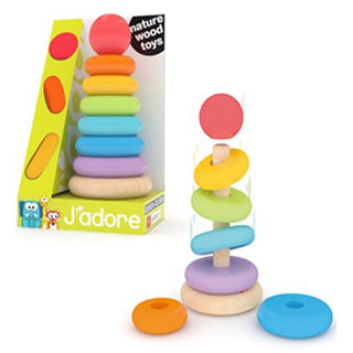 Jadore Wooden Rainbow Ring Stacker
