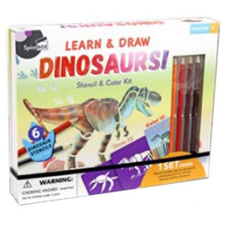 Spice Box Imagine It Learn and Draw Dinosaurs
