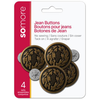 Symak Jeans Buttons 4 Sets