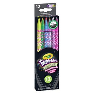 Crayola Twistable Coloured Pencils Bold and Bright 12pk