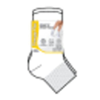 Secret 59037A Ladies Diabetic Cotton Sport Quarter 2pk White Size 9 to 11 D3