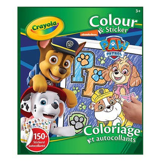 Crayola Colour and Sticker Pages Paw Patrol