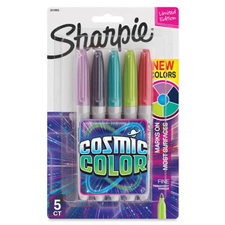 Sharpie Marker Fine Cosmic Color 5pk