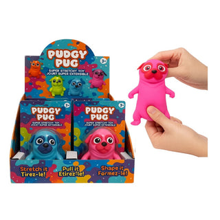 Pudgy Pug Stretchy Toy CDU12