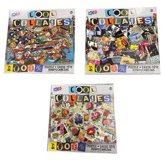 Puzzle Cool Collages 1000pc Asst