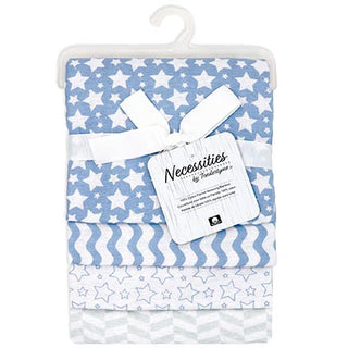 Blue Star Receiving Blanket 4pk