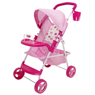 Sarah Doll Stroller Unicorn Light Pink