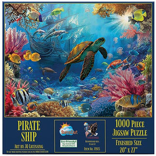 Sunsout Puzzle 1000pc Pirate Ship