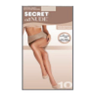 Secret 04393R All Nude Ultra Sheer Pantyhose with Sandalfoot Medium Nude Size C D3