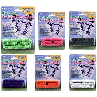 Curly Laces 2pk Asst