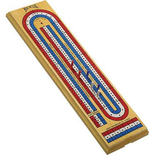 Bicycle Wooden 3 Lane Cribbage Board