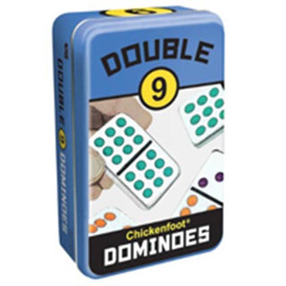 Double 9 Dominoes Tin