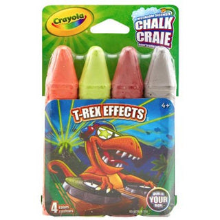 Crayola Washable Sidewalk Chalk Themed 4pk CDU24