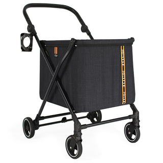 My Duque Max Shopping Caddy Melange Black