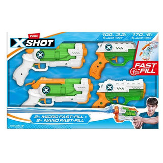 X Shot Fast Fill Combo Pack 2 Micro And 2 Nano