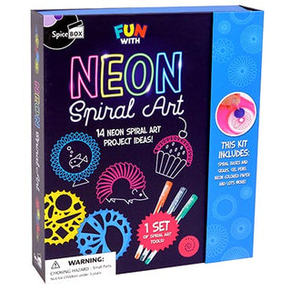 Spice Box Fun With Neon Spiral Art