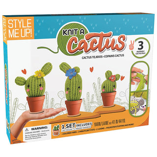 Spice Box Style Me Up Knit a Cactus