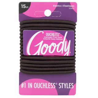 Goody Brown Elastcs 15pk D3