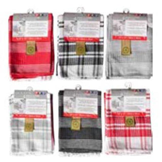 G Pro Plaid Dish Cloths 4pk Asst