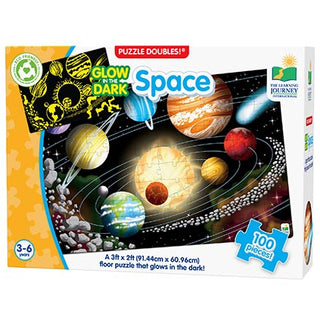 Learning Journey Puzzle Doubles Space Glow in the Dark