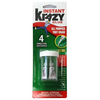 Krazy Glue All Purpose Singles 4pk