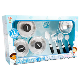 Stainless Steel Cookware Playset 11pc