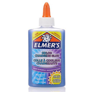 Elmers Glue Color Changing Blue To Purple  5oz