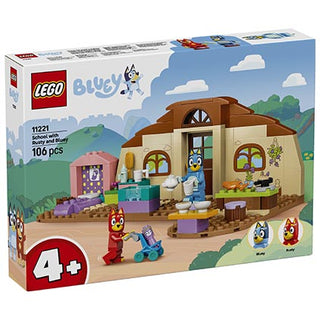 Lego Bluey School with Rusty and Bluey