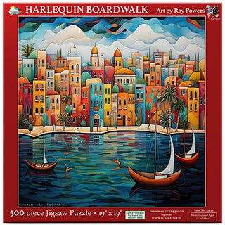 Sunsout Puzzle 500pc Harlequin Boardwalk