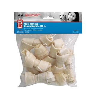 Dogit White Knot Bone 8pcs