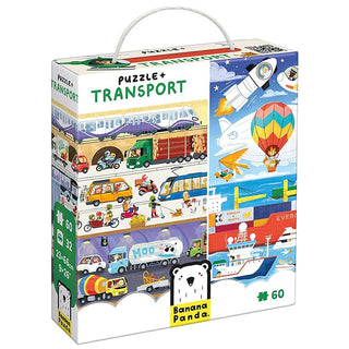 Banana Panda Puzzle  60Pc  + Transport, 32 Cards