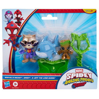 Marvel Spidey and Friends Rescue Groot Rocket 2Pk