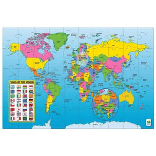 Learning Journey Jumbo Floor Puzzle Map of the World