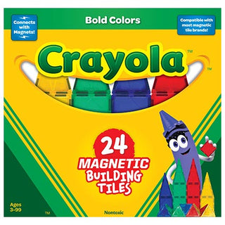 Crayola Bold Magnetic Tile 24 Piece Set