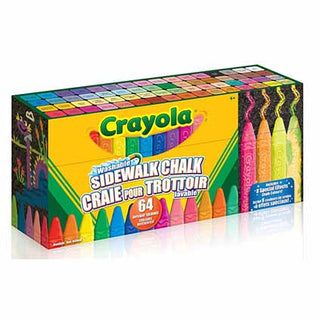 Crayola Washable Sidewalk Chalk 64pk