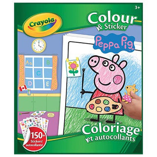 Crayola Colour and Sticker Pages Peppa Pig